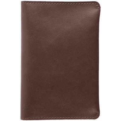 Обложка для паспорта Apache, ver.2, темно-коричневая-0