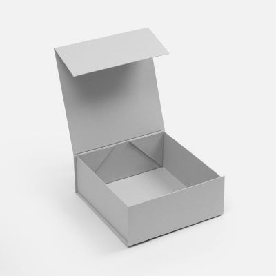 Коробка складная Quadra Fold, серая-2