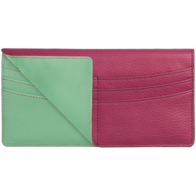 Кошелек sideWide, розово-мятный-0