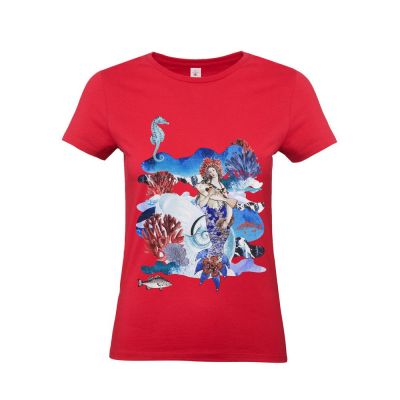 Футболка женская Ragazza Di Mare, красная-0