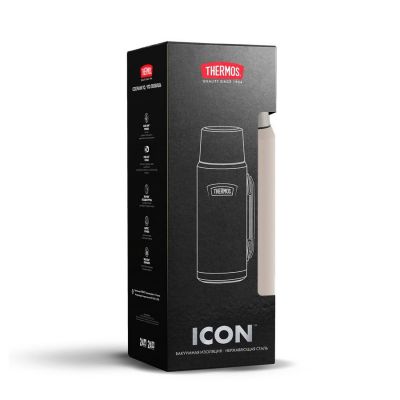 Термос Icon 1200, бежевый-9