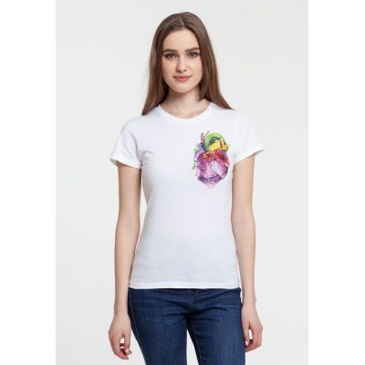 Футболка женская «Внутренняя красота», белая-3