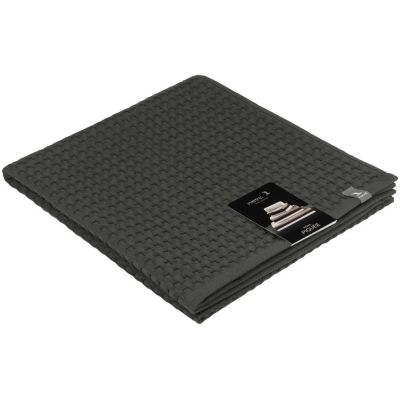 Полотенце вафельное Piquee, среднее, серое-1