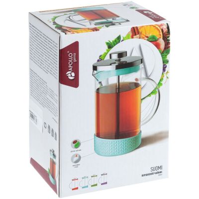 Френч-пресс Suomi, голубой-3