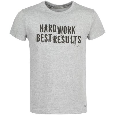 Футболка Hard Work. Best Results, серый меланж-0