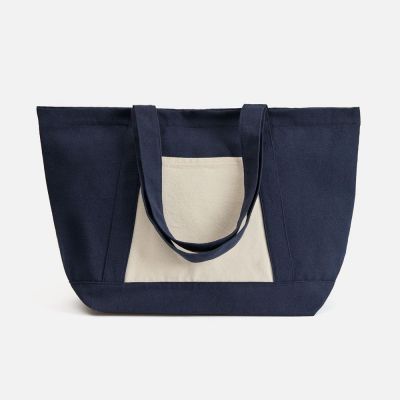 Шопер Shophop, синий с неокрашенным-1