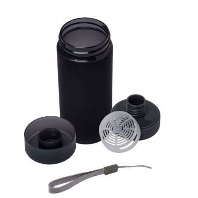 Бутылка для воды Simple, черная-3