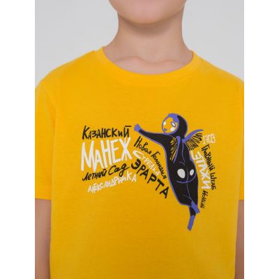 Футболка детская «Гидонисты», желтая-4