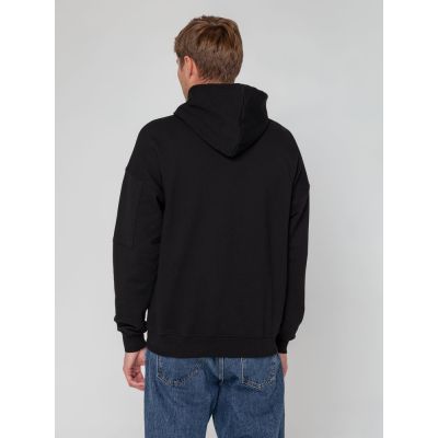 Худи унисекс Hand Some, черное-10