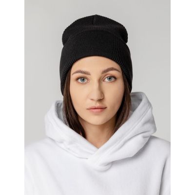 Шапка Real Rib, черная-3