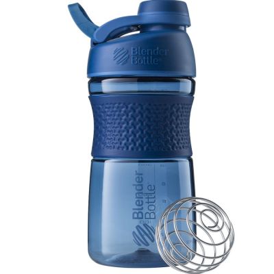 Спортивный шейкер SportMixer Twist Cap, синий-0