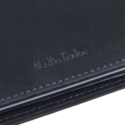 Ежедневник-портфолио Napoli, недатированный, синий-9