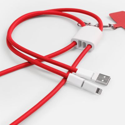 Кабель-ланьярд energyFlex Pro, красный-4