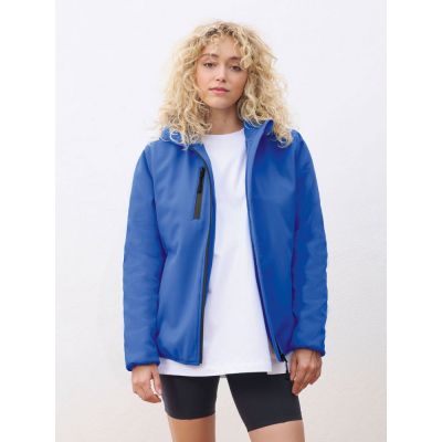 Куртка софтшелл с капюшоном женская Falcon Women, ярко-синяя (royal)-3