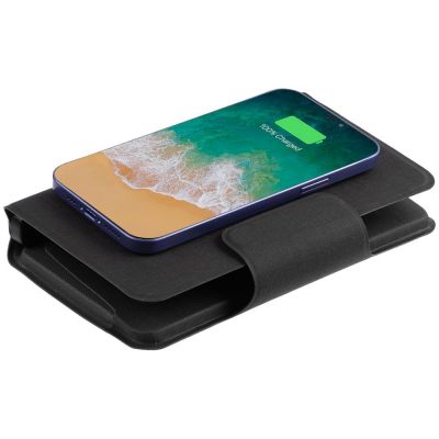 Дорожный органайзер с аккумулятором Oiro, черный-5