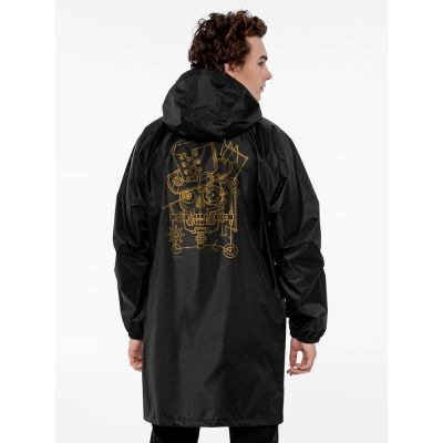 Дождевик John Steampunk, черный-0