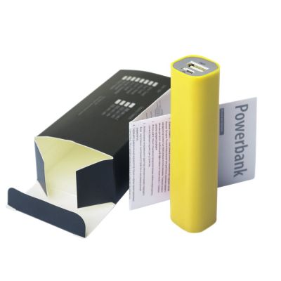 Внешний аккумулятор Easy Shape 2000 мАч, желтый-4