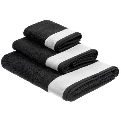 Полотенце Etude, большое, черное-5