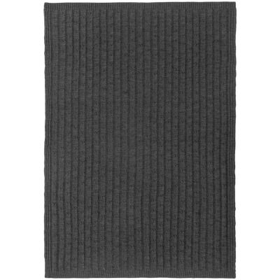 Плед Trenza, темно-серый-3