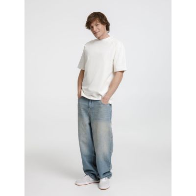 Футболка оверсайз унисекс Sideline, молочно-белая-8