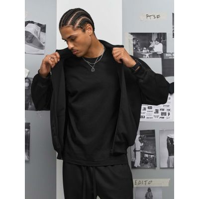 Куртка спортивная Junior, черная-4