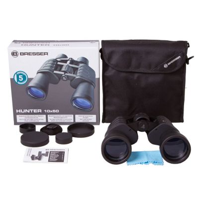 Бинокль Hunter 10x, линзы 50 мм-3