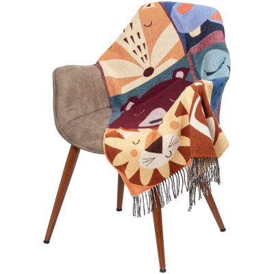 Плед детский Zoo, оранжевый-1