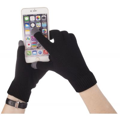 Сенсорные перчатки Scroll, черные-1