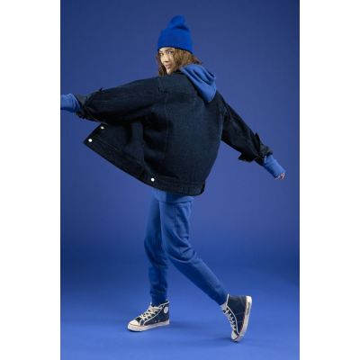 Куртка джинсовая O2, темно-синяя-0