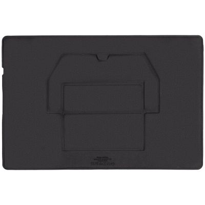 Настольный органайзер с беспроводной зарядкой Oiro, черный-3