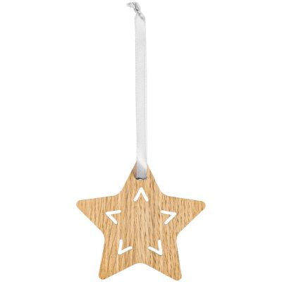 Деревянная подвеска Christmate, звезда-1