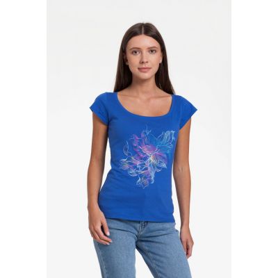 Футболка женская Vibrance, ярко-синяя (royal)-0