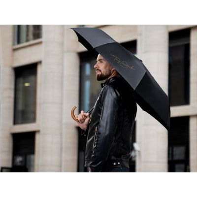Зонт складной Tony Stark, черный-8