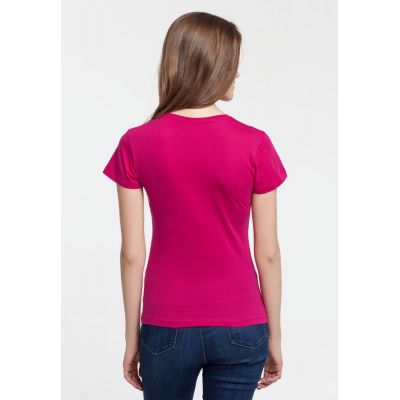 Футболка женская Beauty Sleep, ярко-розовая (фуксия)-5