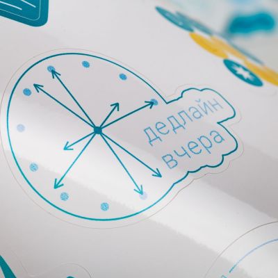Наклейки ПВХ Sticker Pack на заказ, L-4