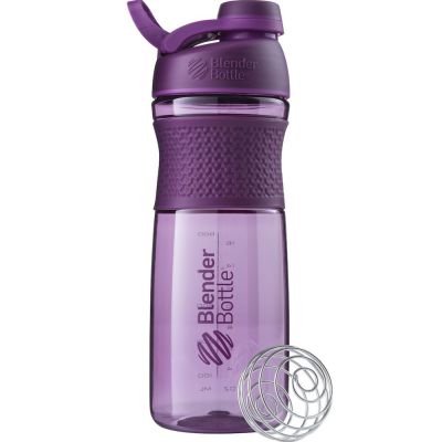 Спортивный шейкер SportMixer Twist Cap, большой, фиолетовый (сливовый)-0