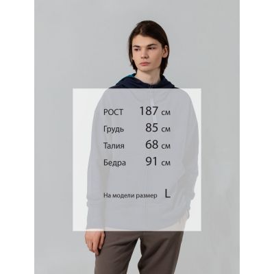 Толстовка унисекс Kosmos 1.0, темно-синяя-6