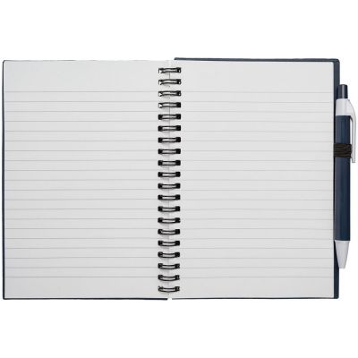 Блокнот Spiral Viral, синий-3