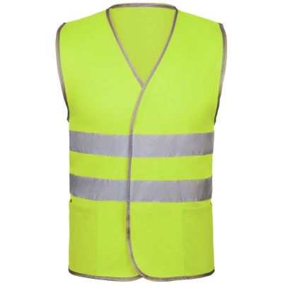 Сигнальный жилет СО-1 ТР, желтый флуоресцентный-0