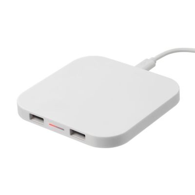 Беспроводное зарядное устройство Interra Plus, белое-6