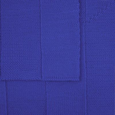 Плед Rombus, синий (василек)-2