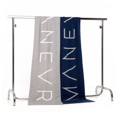 Шарф Bereg, молочный с серым-7