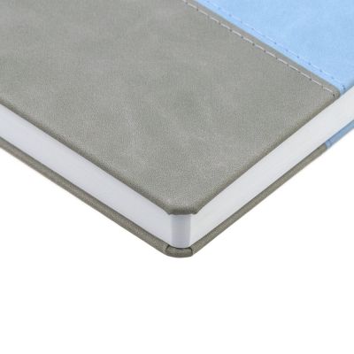 Ежедневник Horizon, недатированный, серый с голубым-5