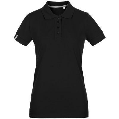 Рубашка поло женская Virma Premium Lady, черная-0