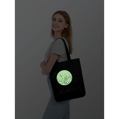 Холщовая сумка «Что вечно под Луной» со светящимся принтом-6