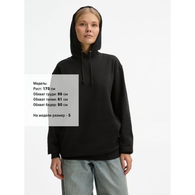 Худи унисекс Condor, темно-серое (графит)-7