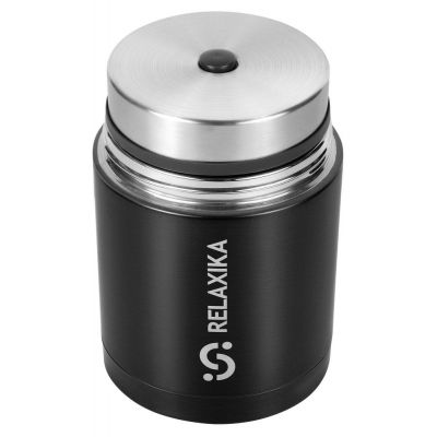 Термос для еды Relaxika 700, черный-2