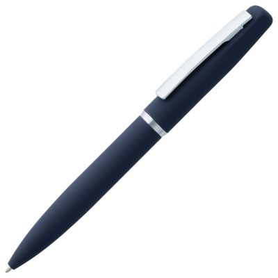 Ручка шариковая Bolt Soft Touch, синяя-0