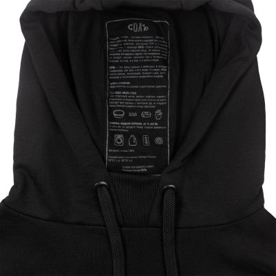 Худи оверсайз Bez Panike, черное-5