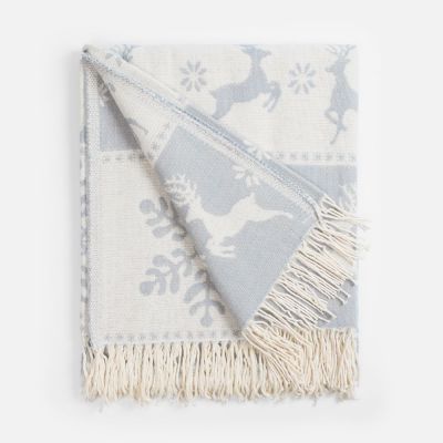 Плед «Скандинавия», серый-1